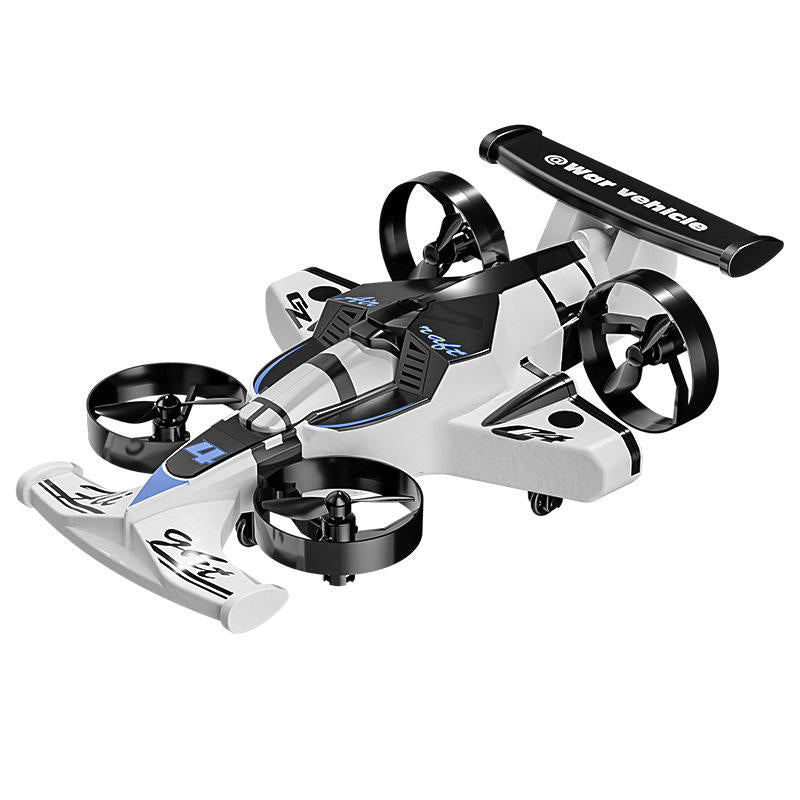 DJ Land Air Dual-use Four-axis Aircraft Aerobatic Drift Two-in-one Remote Control Drone Plastic 1080p