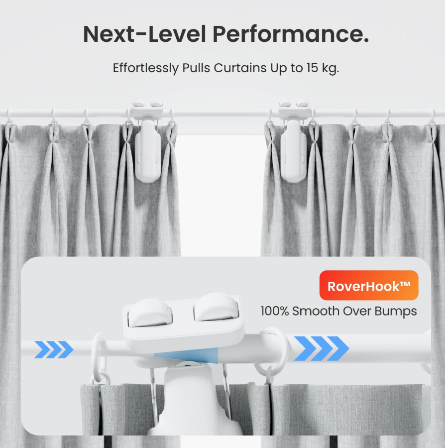 SwitchBot Curtain 3 Rod Type 1