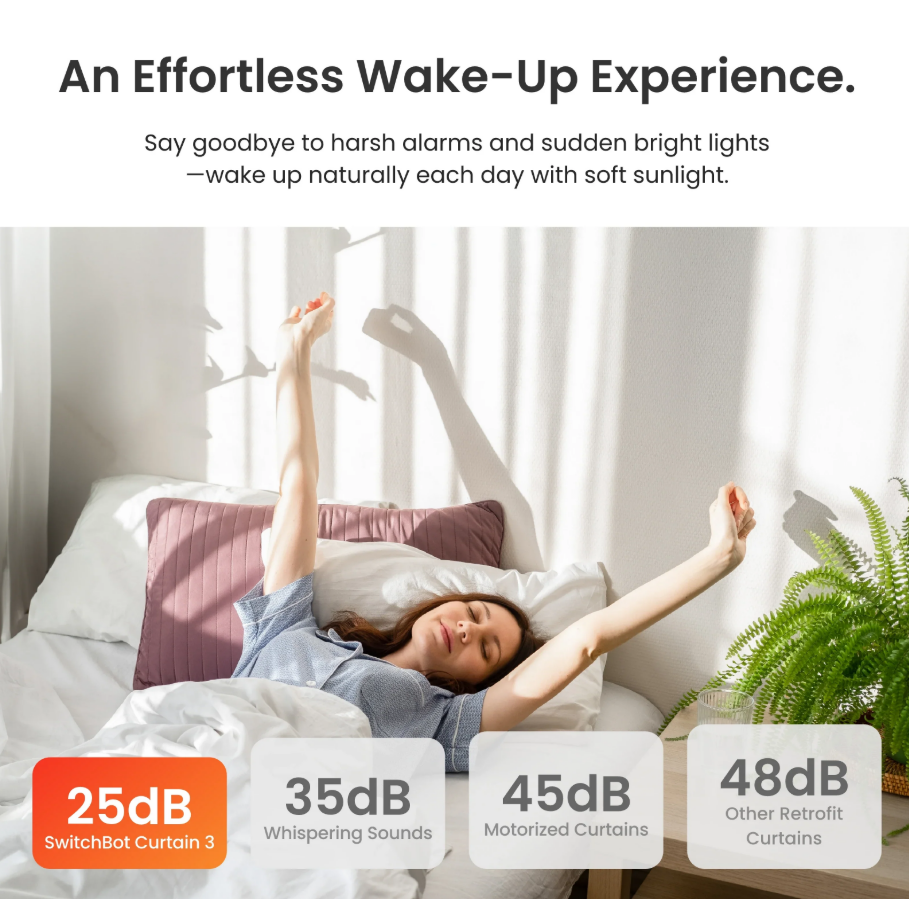 SwitchBot Curtain 3 Rod Type 1