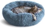 Cat Bed, Cat Beds for Indoor Cats Washable, Small Dog Bed Calming Pet Bed, Cat Beds & Furniture, Large Cat Bed, Kitty Kitten Bed