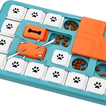 Dog Puzzle Toys for Large Medium Small Dogs,Interactive Dog Toys for IQ Training & Mental Stimulating,Dog Enrichment Toys with Squeak Design,Dog Treat Puzzle for Fun Slow Feeder