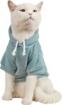 Basic Dog Hoodie, Dog Warm Jacket, Cat Apparel, Dog Shirt, Dog Clothes for Puppy Kitten Small Medium Dogs Cats